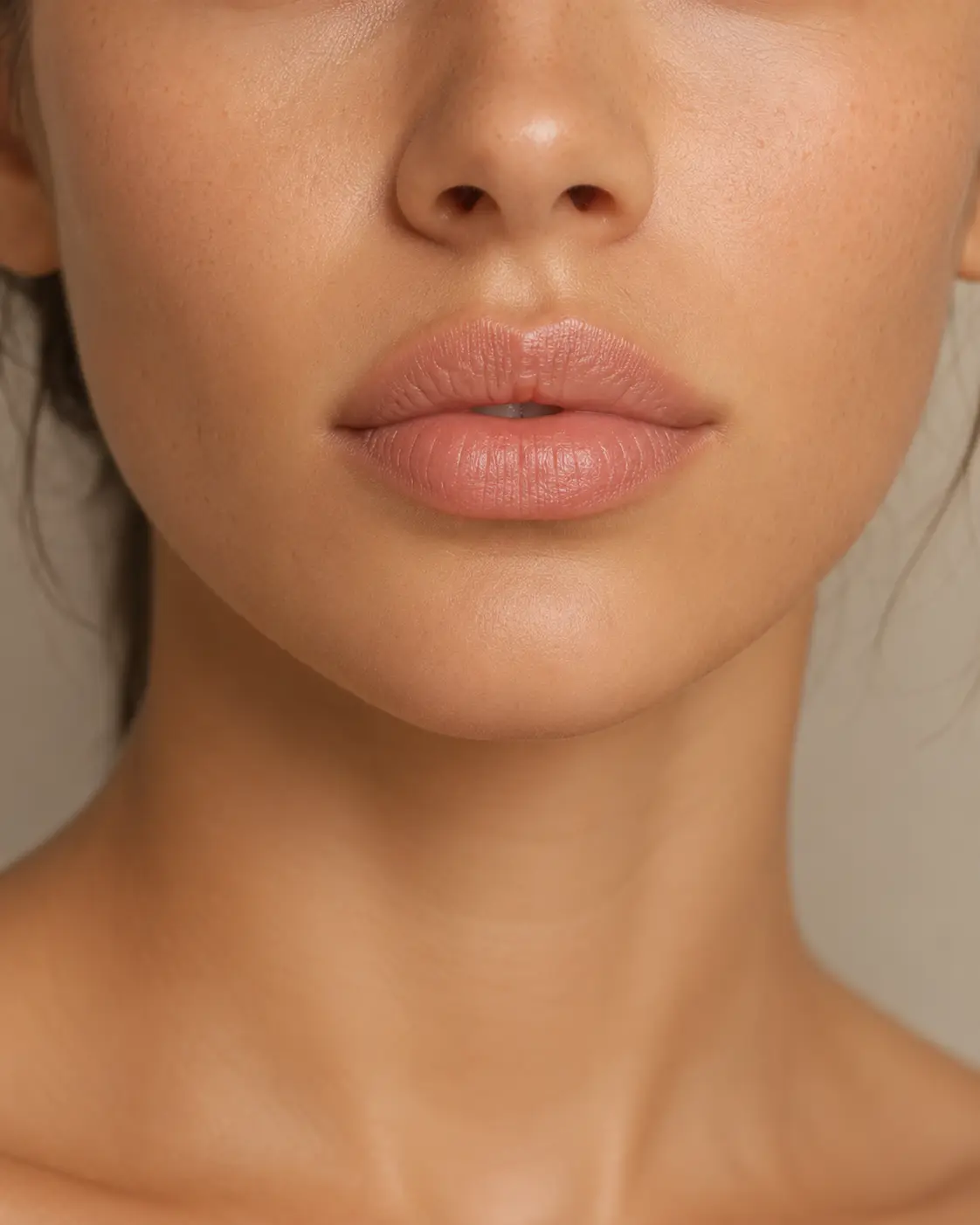 Editorial portrait illustrating lips assessment